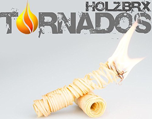 1,5 kg (ungefähr 135 Stück) HOLZBRX Tornados # natürliche Ofenanzünder aus Holzwolle in Wachs getränkt # Grillanzünder natürliche Holzanzünder Zündwolle Anzünder Wachs Kaminanzünder Feueranzünder Anzündwürfel Holzwolleanzünder Anzündhilfe - 3