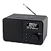Produktbild Ocean Digital DB230B DAB / DAB + / UKW-Radio Bluetooth-Desktop-Musik-Player-Lautsprecher mit LCD-Display-Schwarz