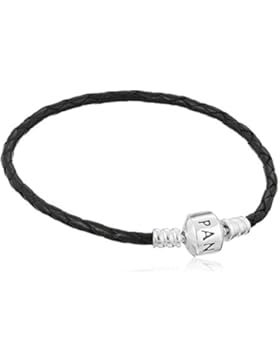 Pandora Leder-Armband Schwarz 590705CBK-S