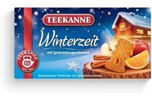 ‎TEEKANNE Teekanne Winterzeit, Früchtetee mit Spekulatiusaroma, 6er Pack (6 x 20 Teebeutel), 6 x 50 g