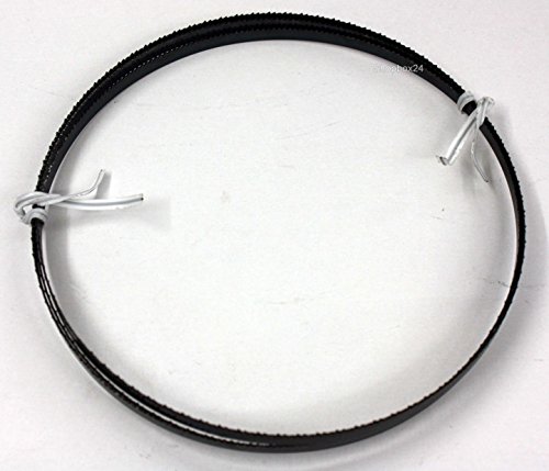 Standard Sägeband Bandsägeband Bandsägeblatt Sägebänder 1400 mm x 6 mm x 0,65 mm x 14 Zähne pro Zoll , für Metall , Rohre , Hohlkörper , Profile , Schwarzblech , Vollmaterial , teilweise Baustahl S 235 JR , geeignet für : Atika Einhell Westfalia CMI