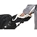 Zicac New Winter Outdoor Warm Thick Velboa Lined Waterpoof Washable Fingerless Fleece Gloves Hand Muff Warmer for Most Baby Infant Toddler Single Handle Pushchair Pram Stroller Buggy (Black)