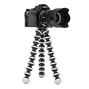 DVMC Flexible Gorillapod Tripod with Mobile Attachment for DSLR, Action Cameras & Smartphones
