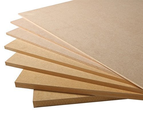 Tablero de Contrachapado MDF de Densidad Media - 9mm - 2ft x 2ft (610mm x 610mm)