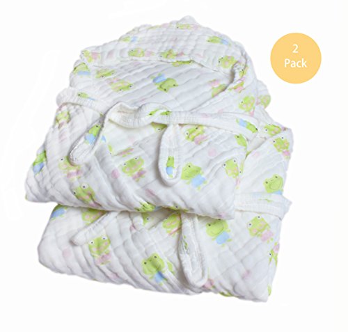 Lucear Toallas de baño para bebés recién nacidos, hechas de algodón, también se pueden usar como sábanas