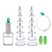 Produktbild MagiDeal Pro Chinesisches Schröpfen Set mit 6 Schröpfgläser aus Kunststoff mit Vakuumpumpe - Vakuummassage, Anti-Cellulite, Physiotherapie, gegen Rückenschmerzen, Abnehmen