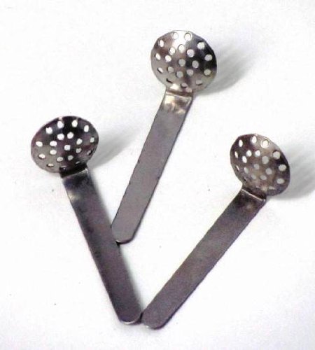 Preisvergleich Produktbild 30er Pack Stahl-Hängesiebe 12mm für Tabakpfeifen, trad. Wasserpfeifen