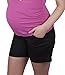 Mija – Maternity light shorts / Perfect for Summer 9038 (18, Black)