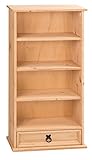 Montar. mercers furniture Corona Estantería para Libros o DVD con 1 cajón
