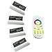 Produktbild Bsod Mi Licht 4-Zonengruppe Wireless Funk-Fernbedienung + 4pcs 2.4G DC12 / 24V 4-Zonen-LED-Controller (4RGB controllers+4-zone RGBW Touch remote)