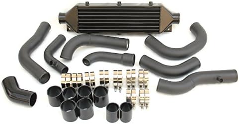 Supeedmotor Intercooler Kits for A3 Golf MK4 Bora Jetta 1.8T 98-06 Front Mount Black Painted