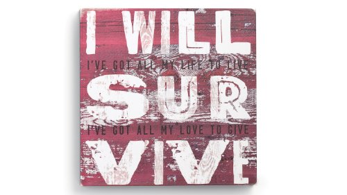 Preisvergleich Produktbild Lyricology Wandbild I Will Survive