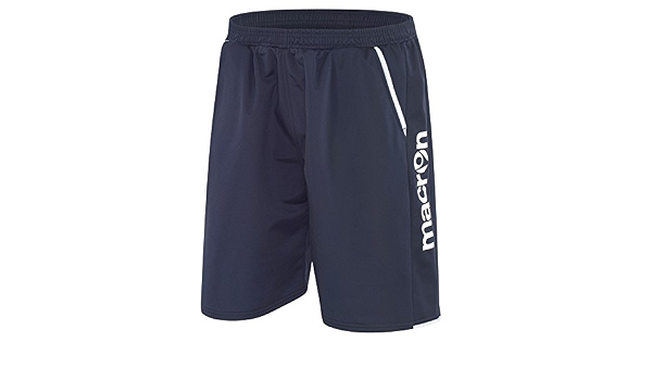 MACRON BERMUDA KAMA SHORTS ALLENAMENTO TRAINING SPORT CALCIO PANTALONCINI  UOMO-Blu Navy-2XL : Amazon.it: Moda
