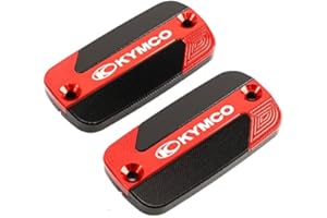 2BIRD Accessori per moto per Kymco Downtown DT 125 200 300 350 xCiting 250 300 350 400 S 500 S 500 K-XCT Freno anteriore serbatoio del serbatoio del serbatoio del fluido copertura del serbatoio dell'olio