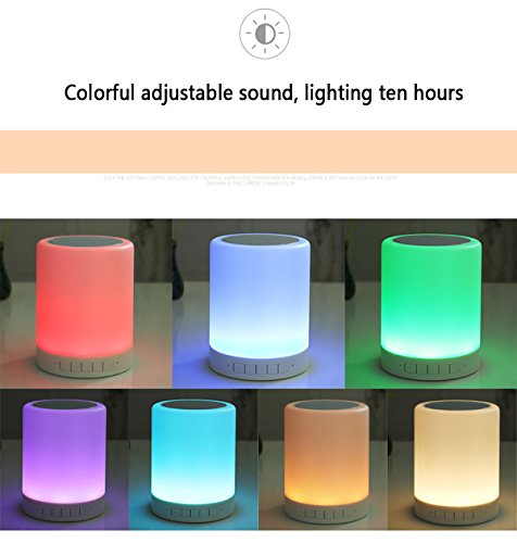 Hongkang LED intelligente drahtlose Bluetooth kleine Lautsprecher Telefon Tischlampe