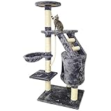 arbol para gatos peru Número de perchas para gatos: 4 * Accesorios: Cuerda + ratón * Material del poste rascador: Fibra natural de sisal