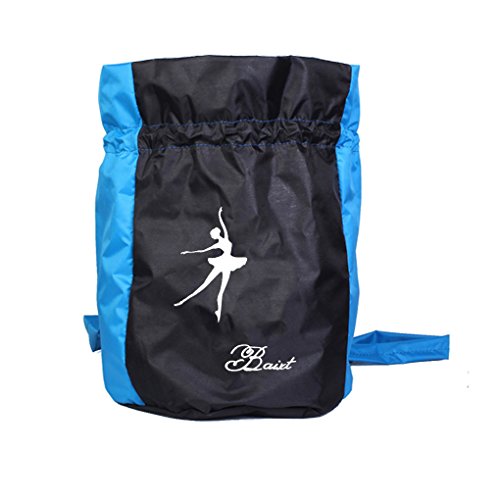 FakeFace Kinder Ballerina Rucksack Ballettrucksack Wasserdicht mit Verstellbaren Schutergurten Turnbeutel Sport Beutel Schultertasche