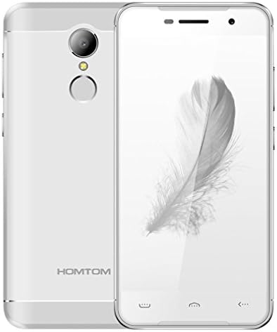 Sim Free Smartphone,HOMTOM HT37 PRO 4G Android 7.0 Mobile Phones Unlocked with 5 Inch HD Screen 3G RAM+32G ROM - MTK6737 1.3 GHz - 8MP+13MP Dual Camera - 3000mAh Battery - Dual Sim - Fingerprint (Silver)