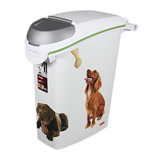 Preisvergleich Produktbild Futtertonne 10kg 50x24cm Tiere Futter Futterbox Futteraufbewahrung Box Tonne