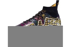 WEJIESS Youth Football Boots Outdoor Men's Football Boots Mens High Top Football Shoes Boys Turf Trainers Professional Football Athletic Shoes