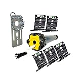 Nachrüstset zum Modernisieren von Gurt/Kurbel auf Somfy Rollladenmotor Ilmo 2 50 WT 15/17 (bis 6,9 m²) inkl. 5 St. SecuBlock + Fertigkastenlager