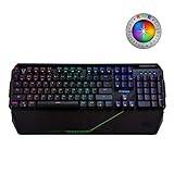 No es un simple teclado para jugar: Estructura ligera y reforzada en aluminio con teclas retroiluminadas que cuentan con un microswitches BYK816 de alta durabilidad, cómodos y resistentes