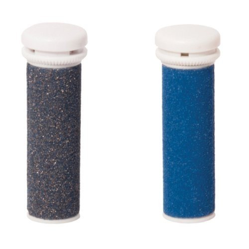 Silk'n Hornhautentferner Nachfüll-Rollen, Medium und Grob, Micro Pedi Refills, Blau/Gold, MPSR2PEU001
