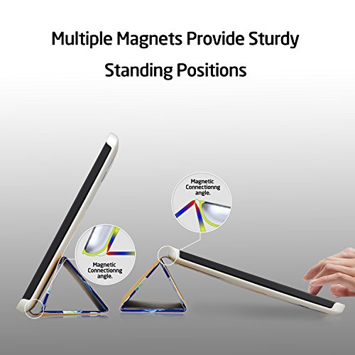 Acer Iconia One 10 B3-A30 Hülle, IVSO Ultra Schlank Superleicht Ständer Slim Leder zubehör Schutzhülle für Acer Iconia One 10 (B3-A30) 25,7 cm (10,1 Zoll HD) Tablet-PC perfekt geeignet (Für Acer Iconia One 10 (B3-A30), Muster-4) - 7