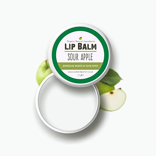 Sour Apple Lip Balm - Moisturising Shea Butter Lip Balm All Natural Ingredients