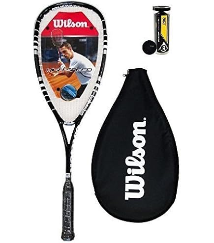Raquette Squash Wilson Hyper Hammer 120 – Excellent état Avec Housse