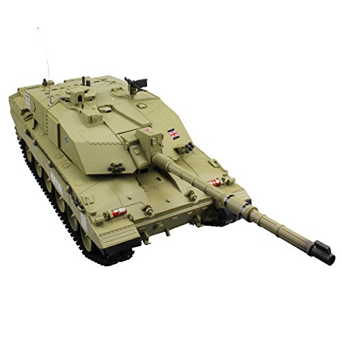 Hugine 2.4Ghz 1/16 Emulational British Challenger 2 RC Main Battle Tank With Smoke and Sound Effect