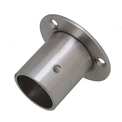 BQLZR Edelstahl-Rohr Flansch Sockel Rod Halterung Halter für 25mm Durchmesser Rohr Hardware Packung mit 2 - 3