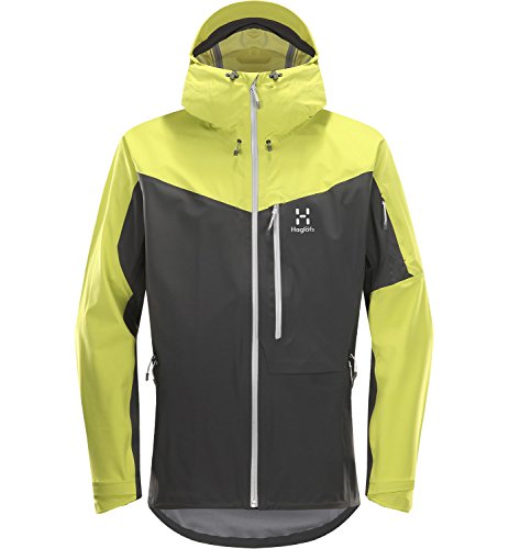 Preisvergleich Produktbild Haglöfs Touring Proof Jacke S Elasthan, Polyamid Schwarz, Gelb