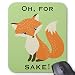 Produktbild Oh, for Fox Sake Green Mouse Pad Rectangle Non-Slip Rubber Mousepad Gaming Mouse Pads