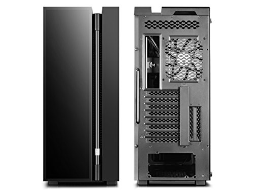 DeepCool New Ark 90 Midi-Tower Negro Carcasa de Ordenador - Caja de Ordenador  Midi-Tower  PC  ABS sint  ticos  SGCC  Vidrio Templado  ATX EATX Mini-ITX  Negro  Rodamiento de Fluido 