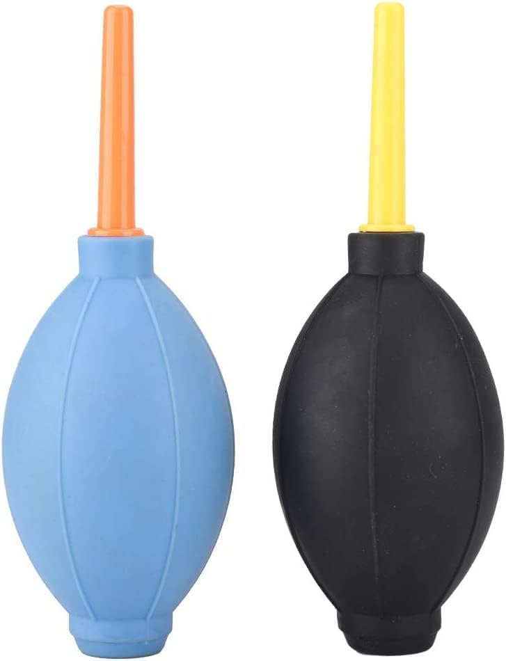 WiredCom Rubber Dust Cleaner Air Blower for Keyboard,Digital SLR Camera, Lens, Watch, Cell Phone, Computer Laptop (Random Color) (Pack of 2)