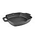 Produktbild Gusseisen Pfanne - eckig, 25 x 25 x 4,5 cm, 2,8 kg, schwarz, geeignet für alle Herdarten und Induktion, backofengeeignet