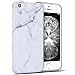 Produktbild WE LOVE CASE iPhone 5 5S SE Hülle Handyhülle Weiß und Schwarz Marmor Serie Flexible TPU Silikon Schutzhülle  Handytasche Cover Handy Tasche Schale Backcover Bumper Fall Stoßfest Protective Abdeckung Bumper Schale Ultra Dünn Anti-Kratz für Apple iPhone SE / 5 / 5S