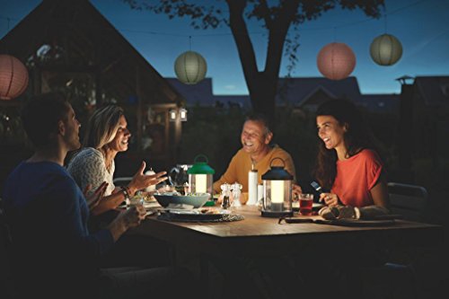 Philips myGarden LED Laterne Abelia, warmweißes Licht, dimmbar, inkl. USB Anschluss, schwarz, für Balkon und Terrasse - 6