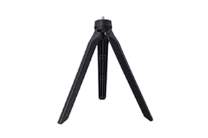 JONGSUN Mini treppiede portatile, impugnatura a prisma fotografico, compatibile con supporto per telefono portatile, vite standard 1/4