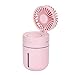 Produktbild Steellwingsf Mini USB wiederaufladbare Handheld Kühlventilator Nebel Spray Luftbefeuchter Kühler - rosa