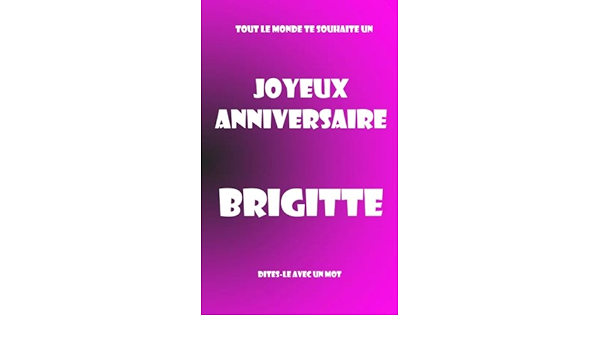 Amazon Fr Joyeux Anniversaire Brigitte Livre D Or A Ecrire Taille M Rose Teleti Maverick Livres
