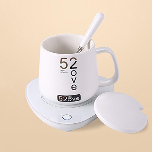 XRXY Simple 55 Degrees Thermostatic Insulation Base / Creative Practical Insulation Heating Cup / Office Bedside Space-saving Tea Insulation Mat