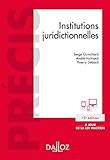 Institutions juridictionnelles - 13e éd.