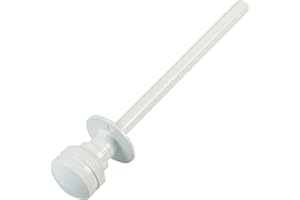 Amig - Pasador de Bloqueo para Ventanas Correderas de Madera o Aluminio Mod.40 - Válido para Asegurar Persianas - Cierre de Seguridad de Zamak Acabado en Blanco - Medidas: Ø 30 x 152 mm