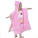 Produktbild Zgsjbmh Kinder Badetuch Kinder Kinder mit Kapuze Badetuch Strand Badetuch für Mädchen/Jungen Kinder Strandponcho mit Kapuze (Farbe : Rosa)