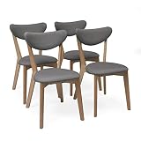 silla confidente 4 patas Patas y estructura de madera de roble en acabado color natural