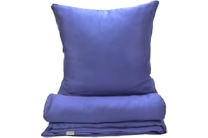 COZY HEAVEN | Luxus Lyocell Bettwäsche (Tencel™) | Gewonnen aus Eukalyptus u.a. | Kuschelig im Winter | Hypoallergen | Atmungsaktiv gegen Schweiß | Nachhaltig (200x200 + 2X (40x80), Dreamy Violet)