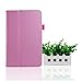 Produktbild Wendapai LG G Pad 7.0 V400 Brieftasche Hülle, Prämie Leder Zipper Brieftasche Zurück Shell Removable Kartenschlitz Pocket Pouch Flip Schutz Hülle-Pink