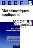 Image de Mathématiques appliquées DECF 5 : Manuel & applications